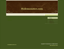 Tablet Screenshot of holemonster.com